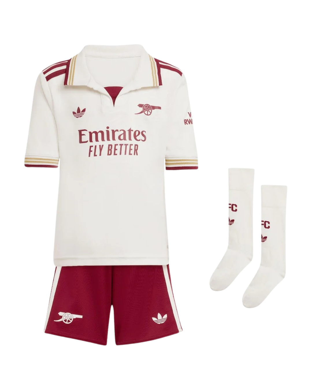 Kit Enfant Arsenal Extérieur 2025/2026